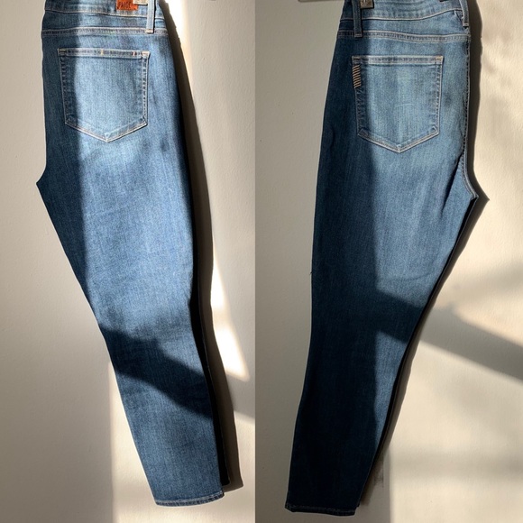 Paige Denim Verdugo Crop Orleans Dest Jeans Sz 32 - Picture 2 of 8